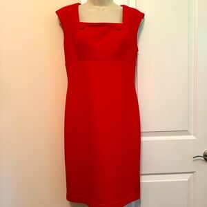 Red Dress by Calvin Klein Size 6 Excellent condition.  Timeless NWOT